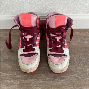 Adidas Women's Pink High Top Sneakers Size 7.5